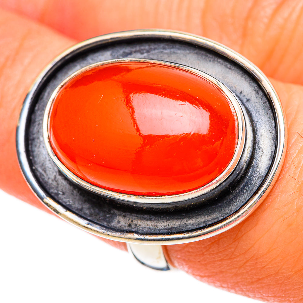 Carnelian Rings handcrafted by Ana Silver Co - RING101032