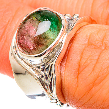 Watermelon Tourmaline Rings handcrafted by Ana Silver Co - RING101048