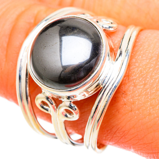 Hematite Rings handcrafted by Ana Silver Co - RING101051