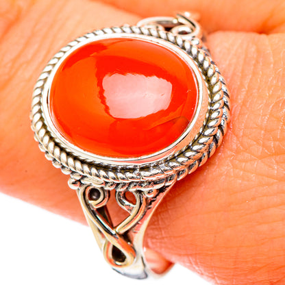 Carnelian Rings handcrafted by Ana Silver Co - RING101062