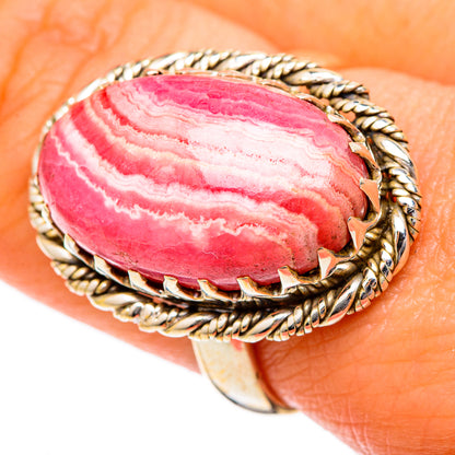 Rhodochrosite Rings handcrafted by Ana Silver Co - RING101068