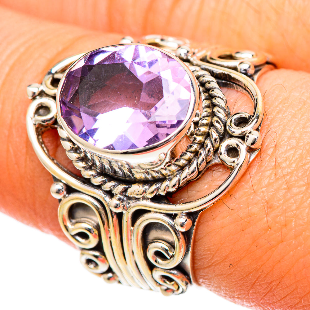 Amethyst Rings handcrafted by Ana Silver Co - RING101072