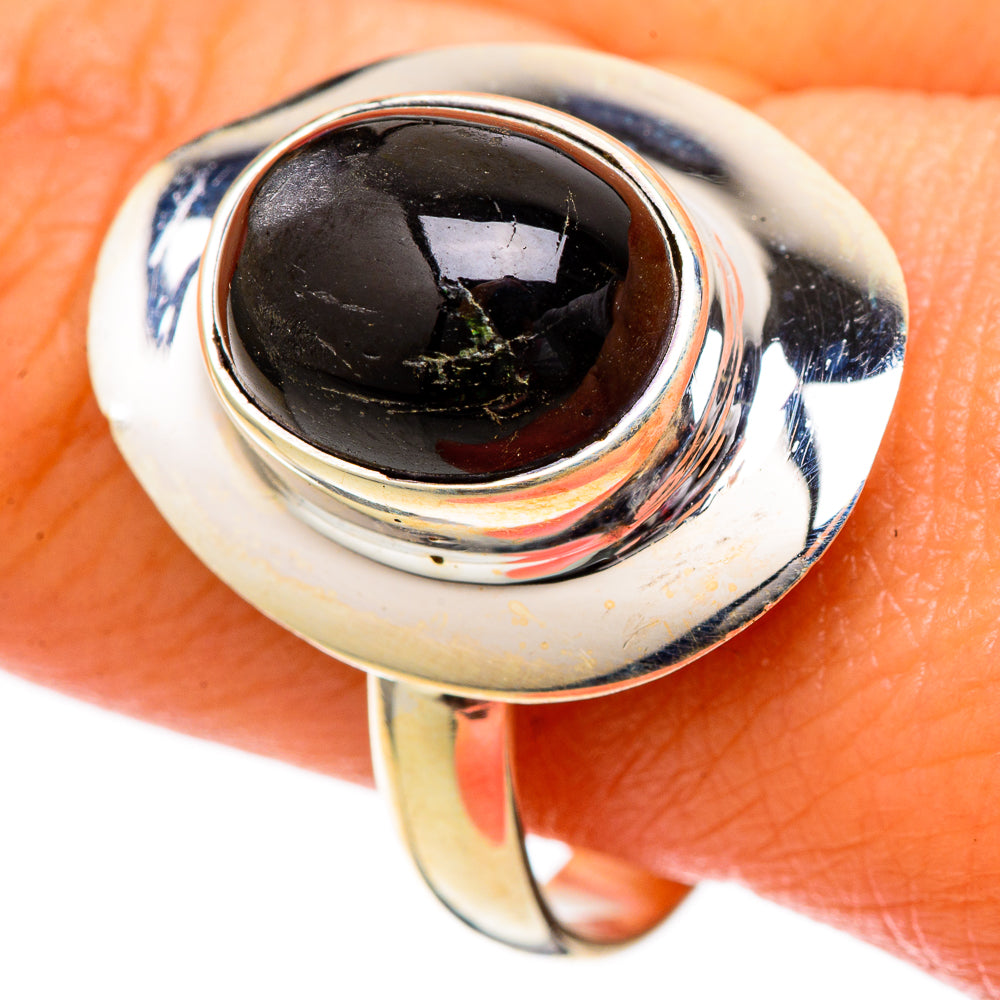 Black Onyx Rings handcrafted by Ana Silver Co - RING101074