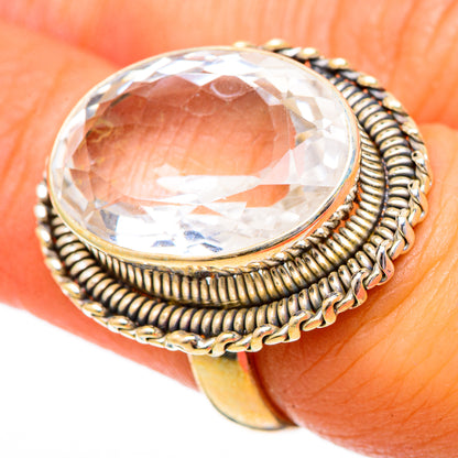 White Quartz Rings handcrafted by Ana Silver Co - RING101075