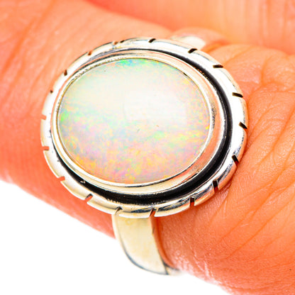 Ethiopian Opal Rings handcrafted by Ana Silver Co - RING101080