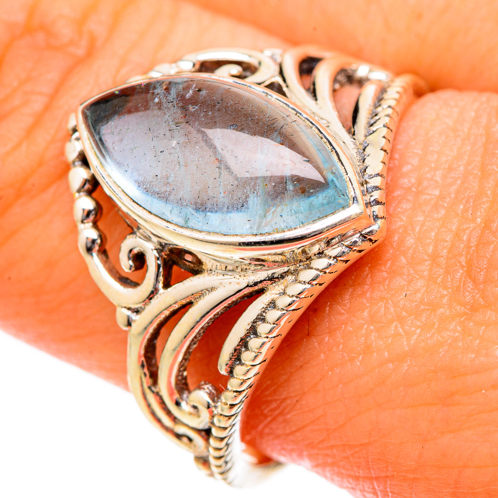 Aquamarine Rings handcrafted by Ana Silver Co - RING101082