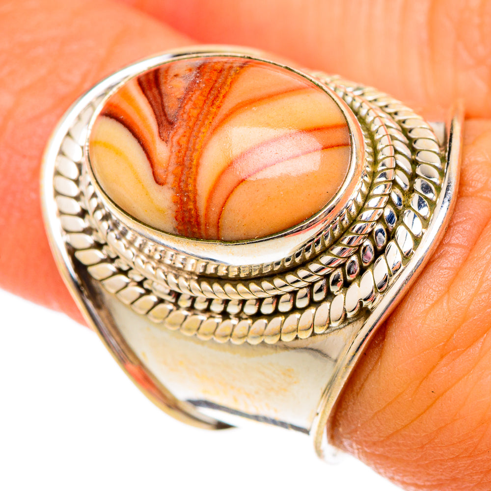 Mookaite Rings handcrafted by Ana Silver Co - RING101089