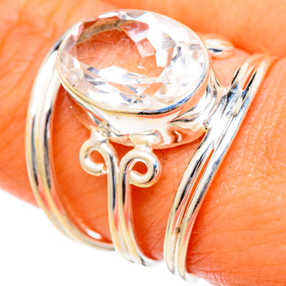 White Quartz Rings handcrafted by Ana Silver Co - RING101100