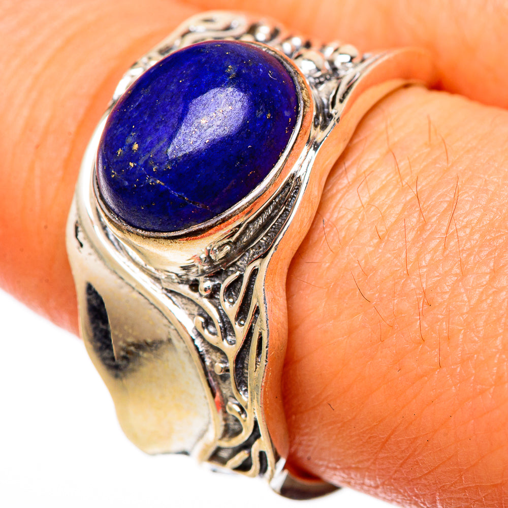 Lapis Lazuli Rings handcrafted by Ana Silver Co - RING101107
