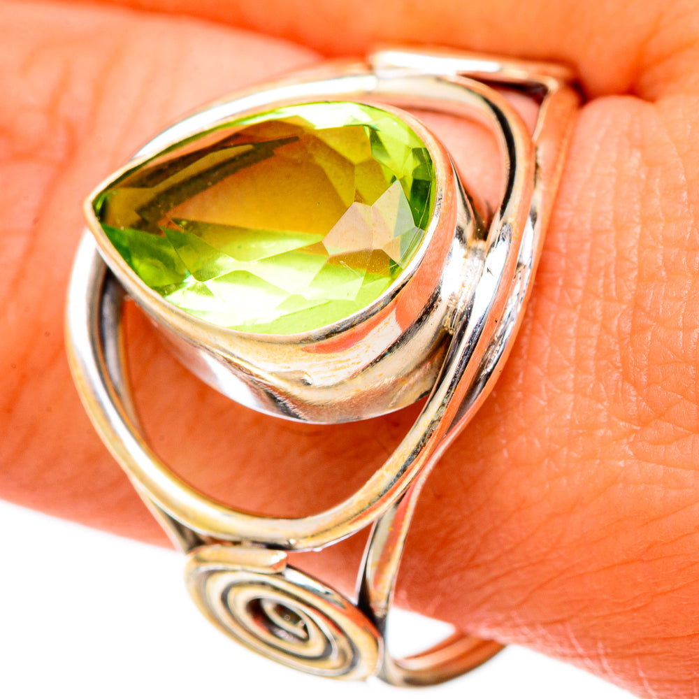 Peridot Rings handcrafted by Ana Silver Co - RING101111