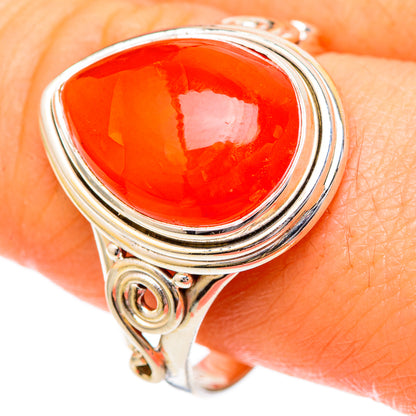 Carnelian Rings handcrafted by Ana Silver Co - RING101116