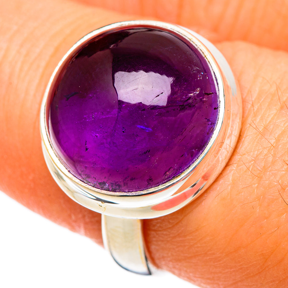 Amethyst Rings handcrafted by Ana Silver Co - RING101123
