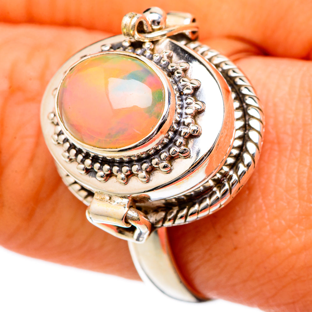 Ethiopian Opal Rings handcrafted by Ana Silver Co - RING101126