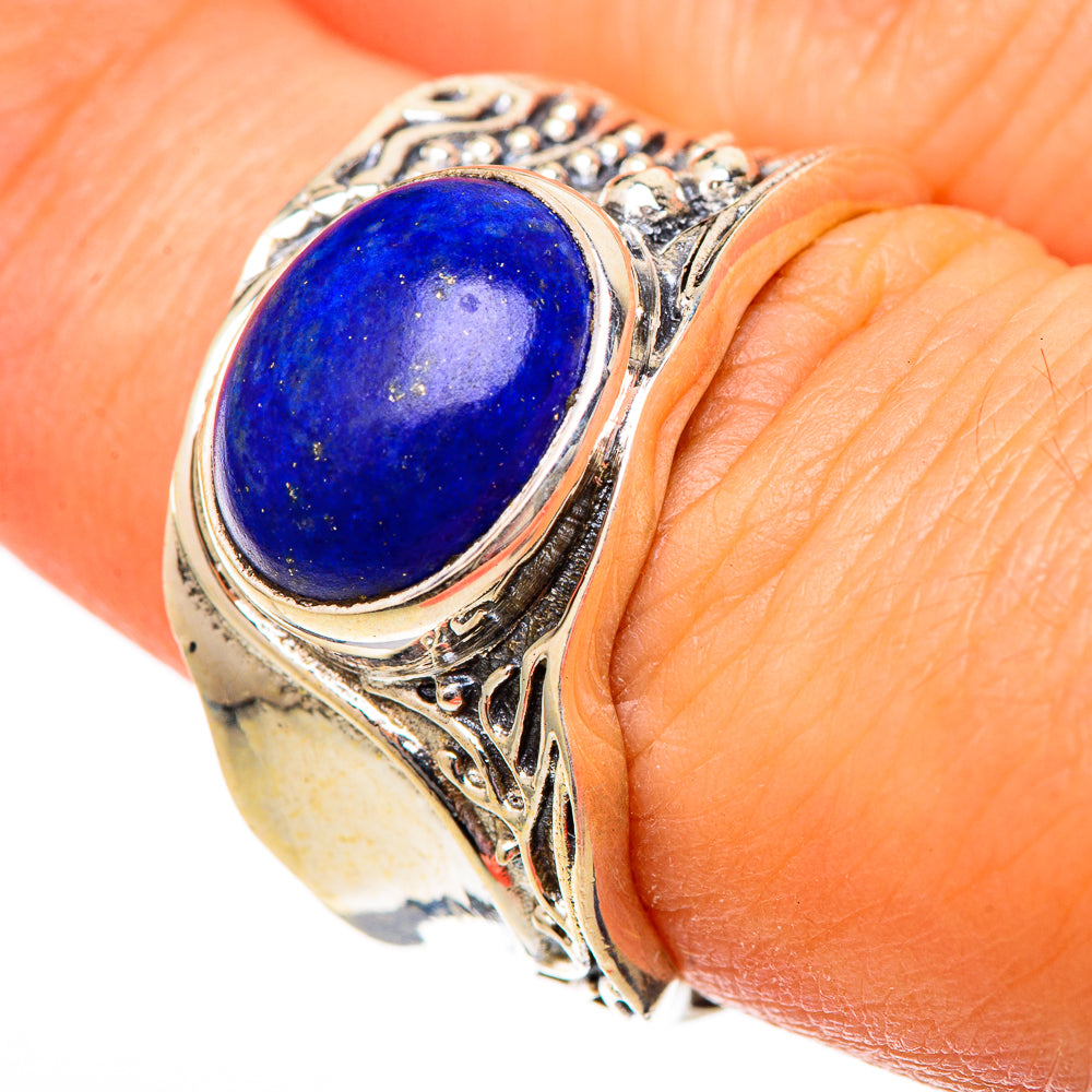 Lapis Lazuli Rings handcrafted by Ana Silver Co - RING101127