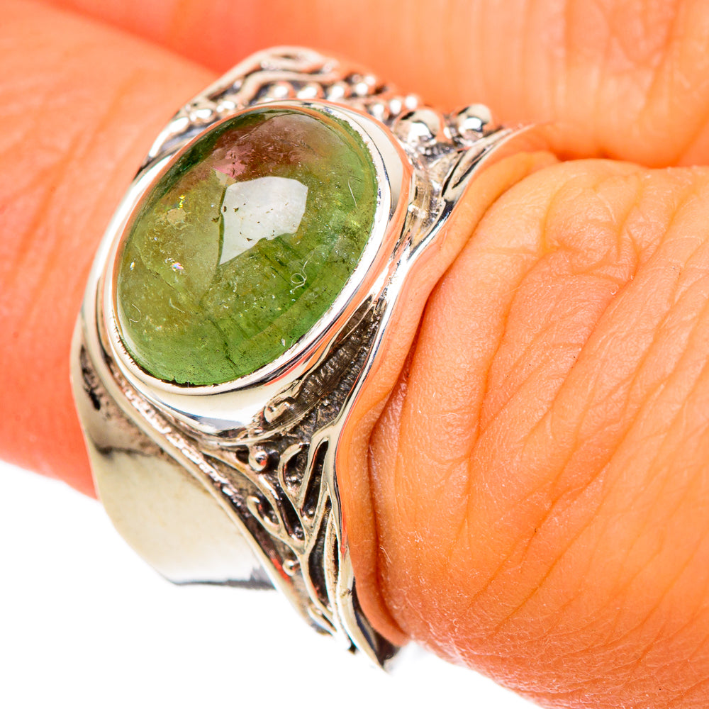 Watermelon Tourmaline Rings handcrafted by Ana Silver Co - RING101134