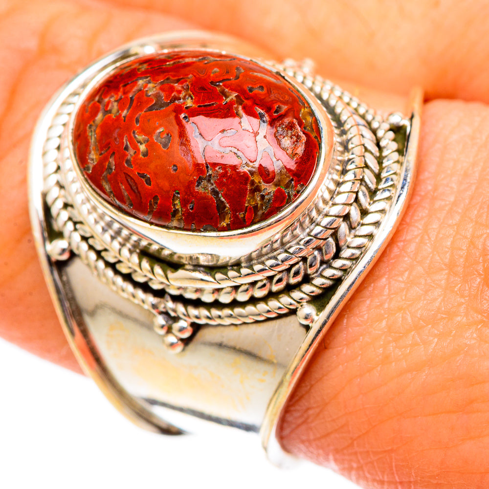 Dinosaur Bone Rings handcrafted by Ana Silver Co - RING101135
