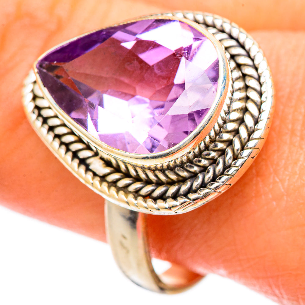 Amethyst Rings handcrafted by Ana Silver Co - RING101140