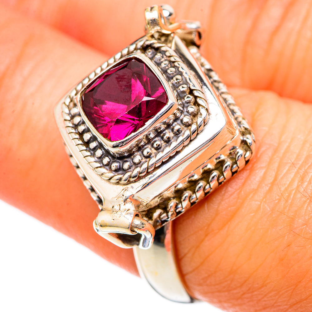 Rhodolite Garnet Rings handcrafted by Ana Silver Co - RING101153