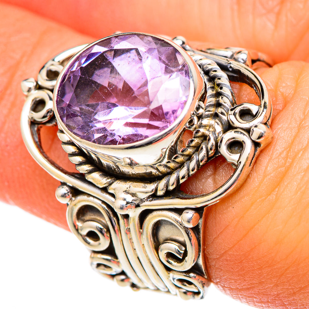 Amethyst Rings handcrafted by Ana Silver Co - RING101155