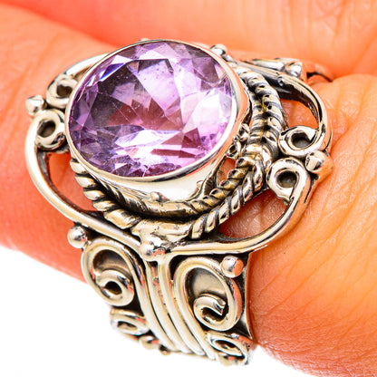Amethyst Rings handcrafted by Ana Silver Co - RING101155
