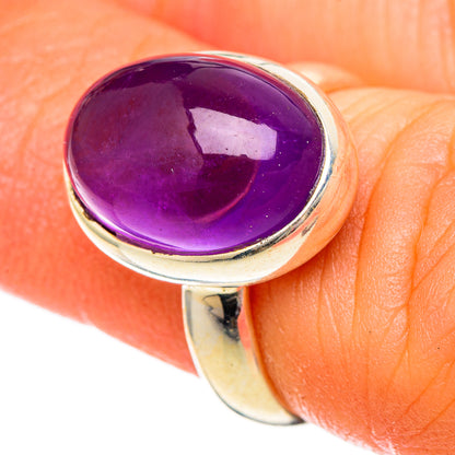 Amethyst Rings handcrafted by Ana Silver Co - RING101156