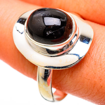 Black Onyx Rings handcrafted by Ana Silver Co - RING101157