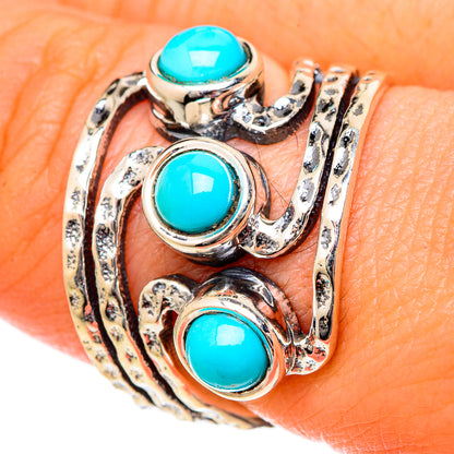 Larimar Rings handcrafted by Ana Silver Co - RING101161