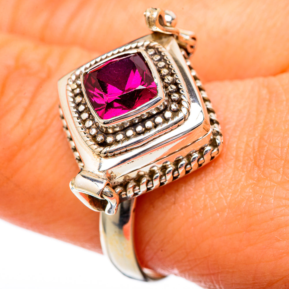 Rhodolite Garnet Rings handcrafted by Ana Silver Co - RING101168