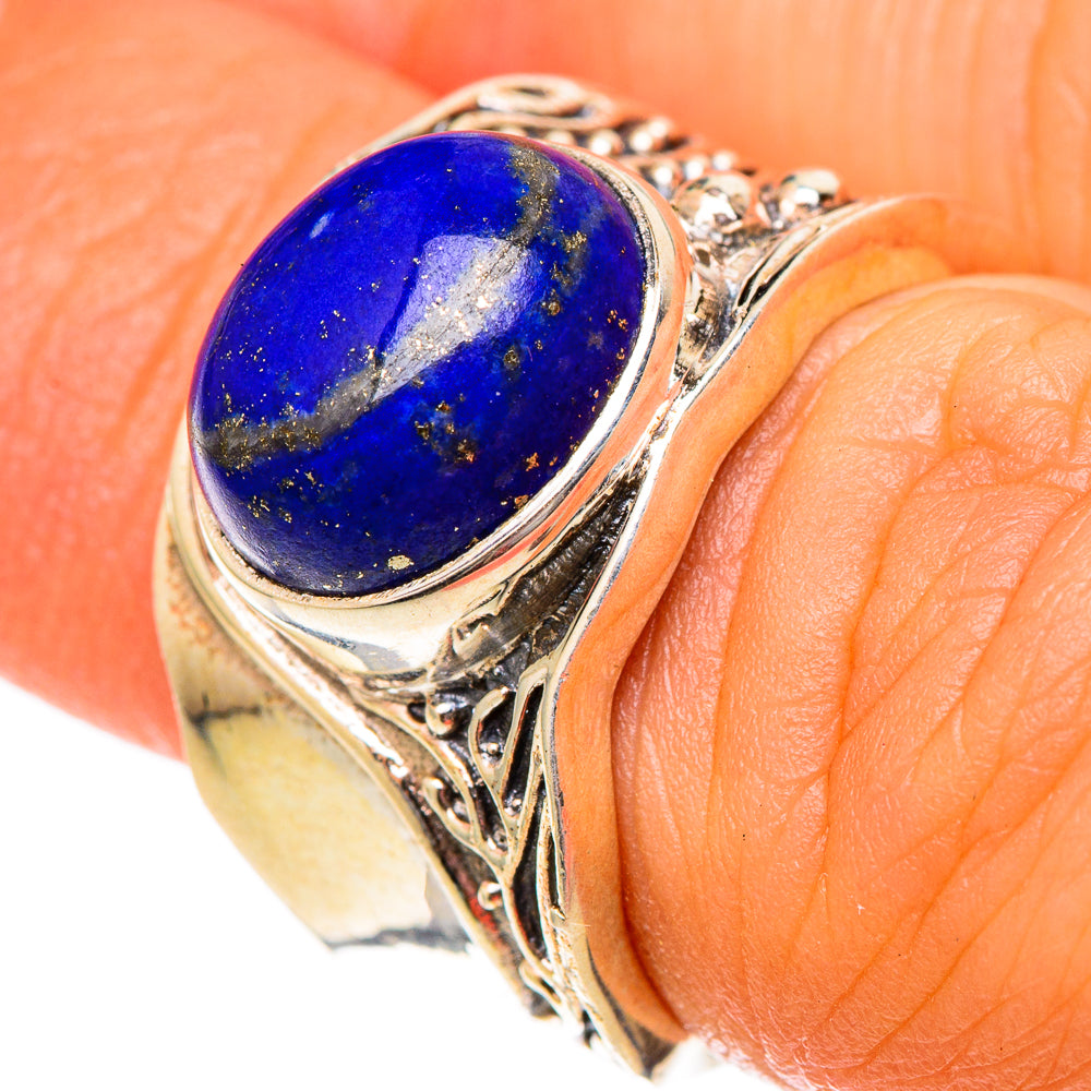 Lapis Lazuli Rings handcrafted by Ana Silver Co - RING101173