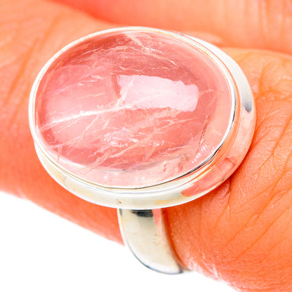 Rose Quartz Rings handcrafted by Ana Silver Co - RING101181