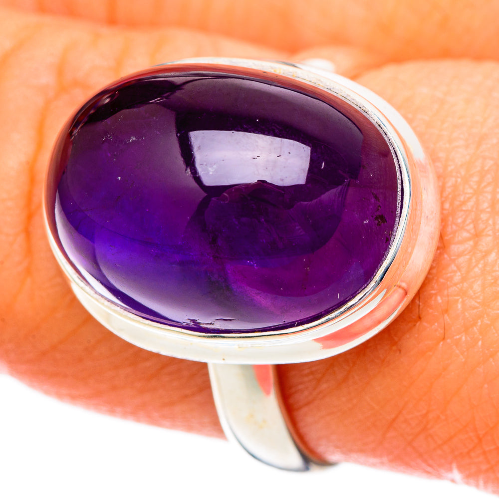 Amethyst Rings handcrafted by Ana Silver Co - RING101184
