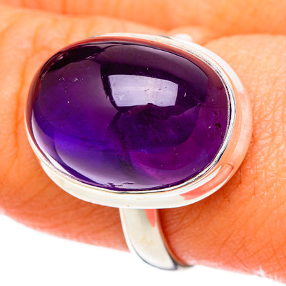 Amethyst Rings handcrafted by Ana Silver Co - RING101184