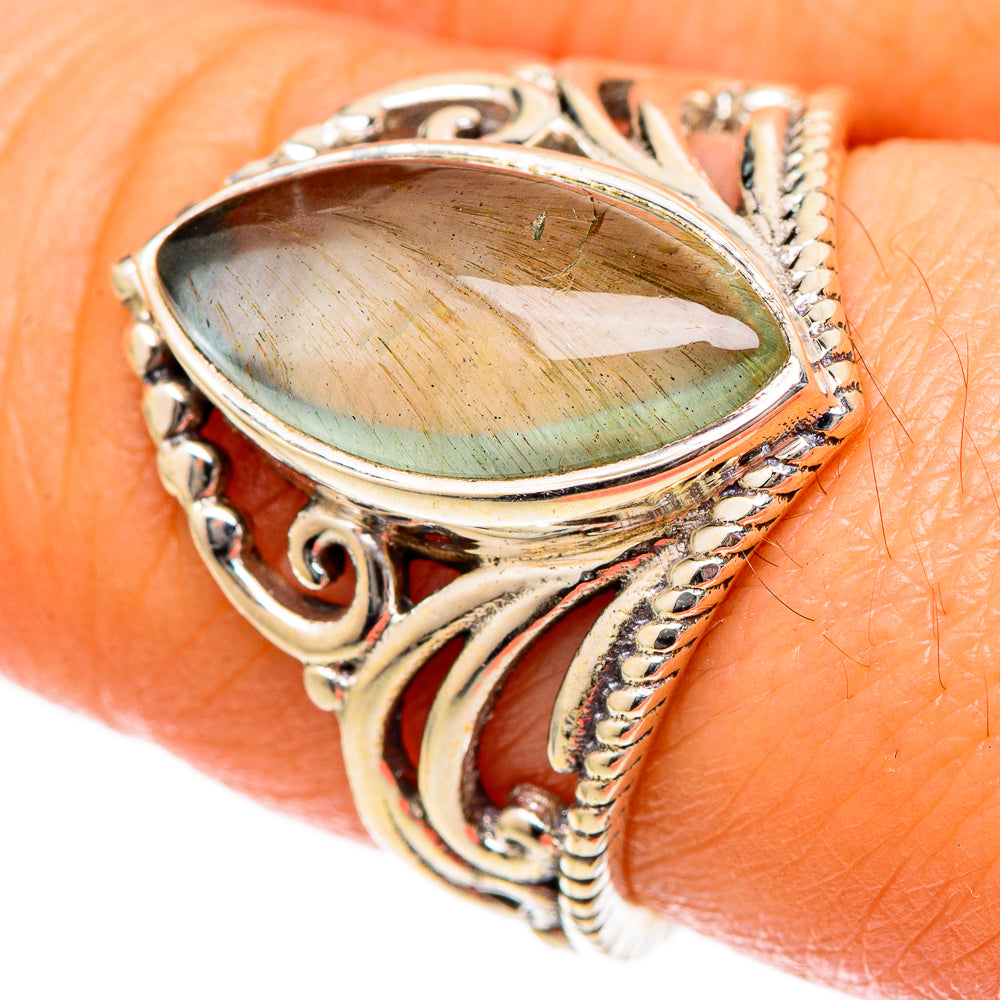 Prehnite Rings handcrafted by Ana Silver Co - RING101187