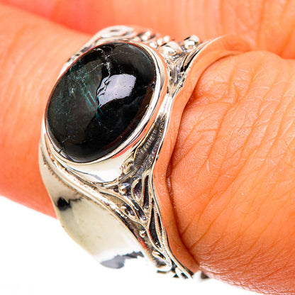 Green Tourmaline Rings handcrafted by Ana Silver Co - RING101188