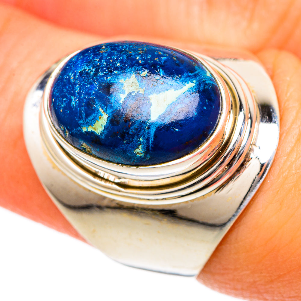 Azurite Rings handcrafted by Ana Silver Co - RING101189