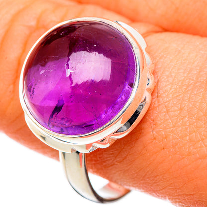 Amethyst Rings handcrafted by Ana Silver Co - RING101198