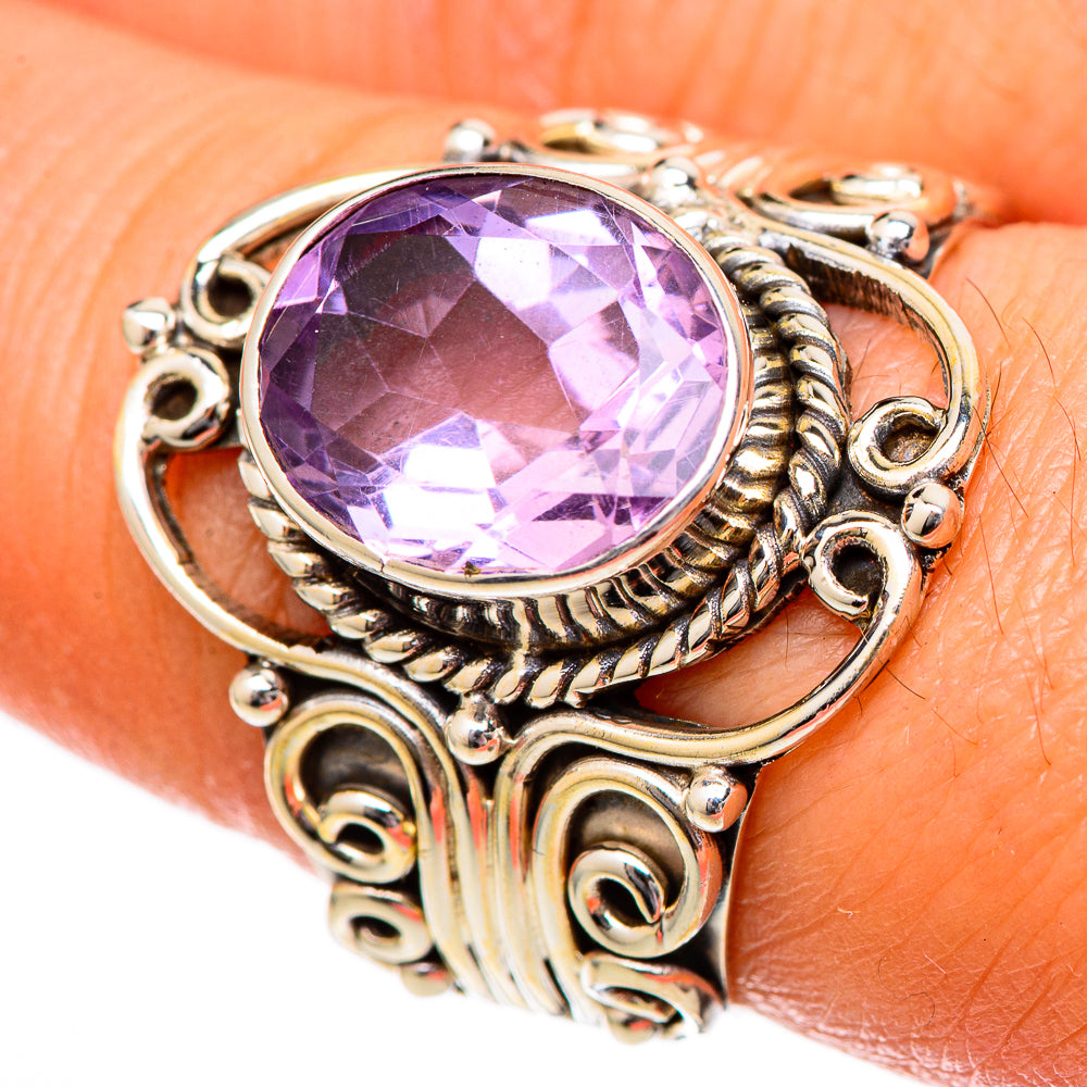 Amethyst Rings handcrafted by Ana Silver Co - RING101199