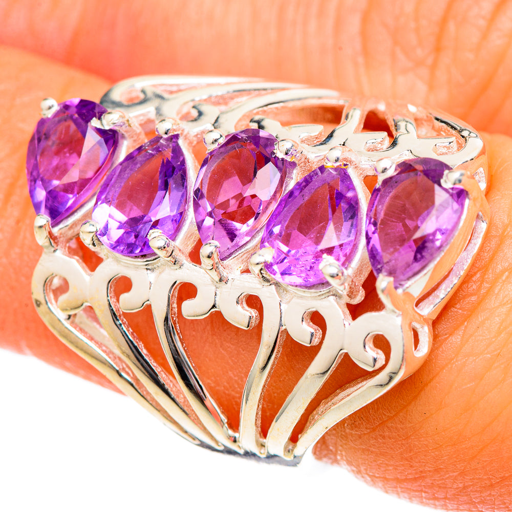 Amethyst Rings handcrafted by Ana Silver Co - RING101200