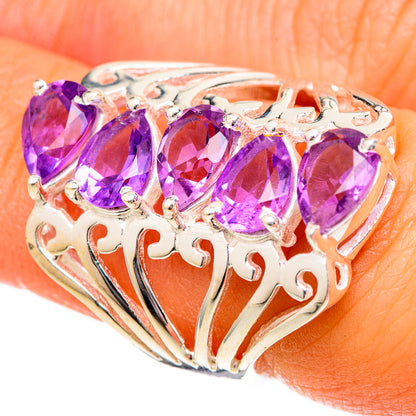 Amethyst Rings handcrafted by Ana Silver Co - RING101200