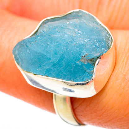 Aquamarine Rings handcrafted by Ana Silver Co - RING101203
