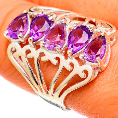 Amethyst Rings handcrafted by Ana Silver Co - RING101211
