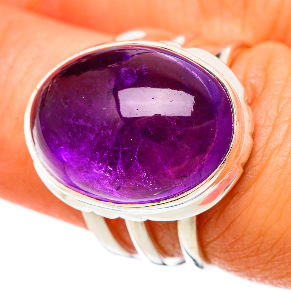 Amethyst Rings handcrafted by Ana Silver Co - RING101212