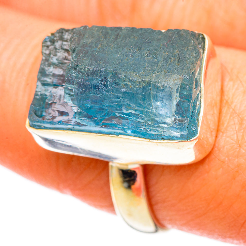 Aquamarine Rings handcrafted by Ana Silver Co - RING101214