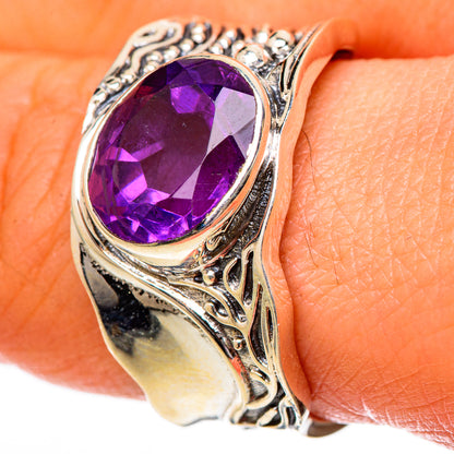 Amethyst Rings handcrafted by Ana Silver Co - RING101220