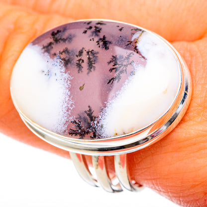 Dendritic Opal Rings handcrafted by Ana Silver Co - RING101226