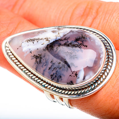 Dendritic Opal Rings handcrafted by Ana Silver Co - RING101227