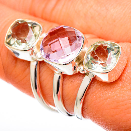 Kunzite Rings handcrafted by Ana Silver Co - RING101228