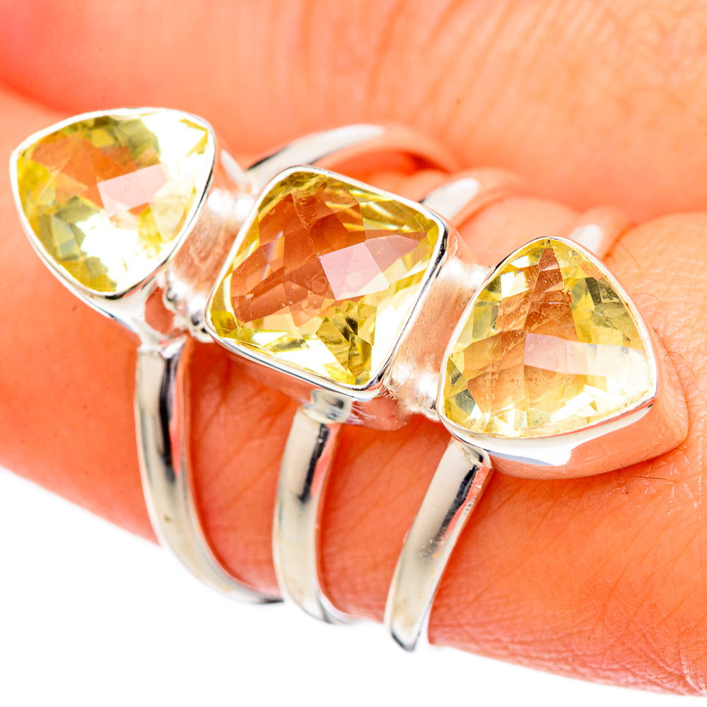 Citrine Rings handcrafted by Ana Silver Co - RING101231