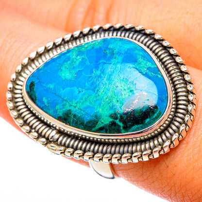 Chrysocolla Rings handcrafted by Ana Silver Co - RING101234