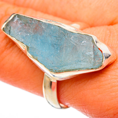Aquamarine Rings handcrafted by Ana Silver Co - RING101236